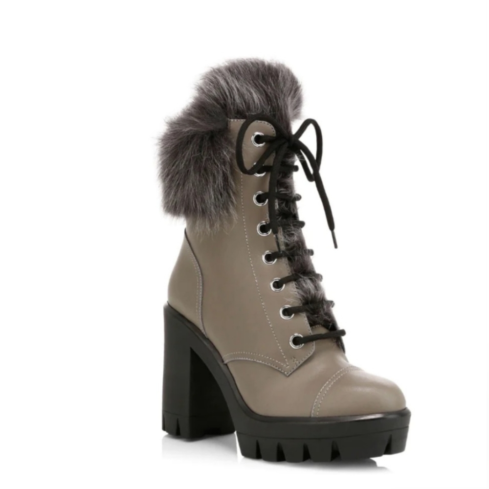 Giuseppe Zanotti Moyra Shearling Lined Combat Boots